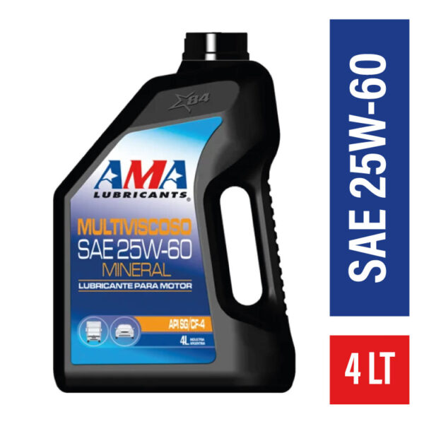 AMA MULTIVISCOSO 25W60 SGCF 4 LTS