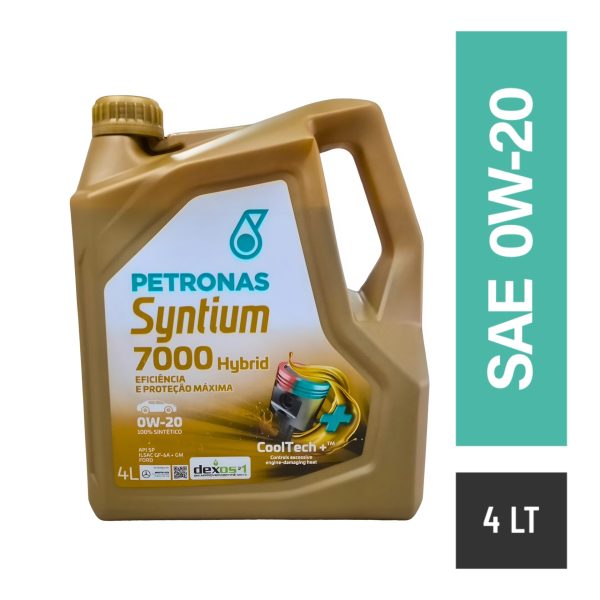 Lubricante 8340 Petronas Syntium 7000 HYBRID 0W-20 4 LT