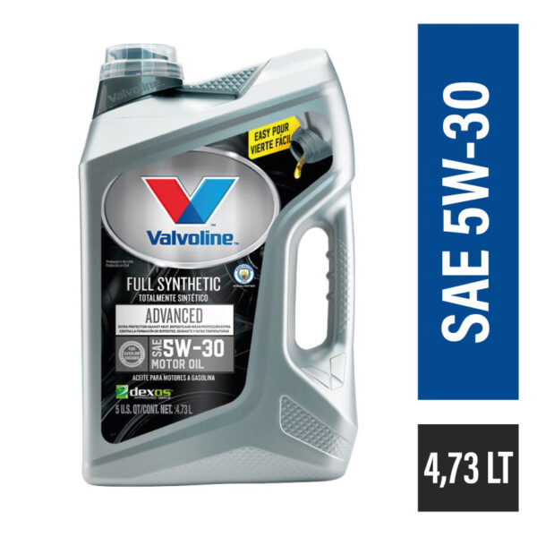 VALVOLINE ADVANCED 5W30 API SNCF 4.73LTS
