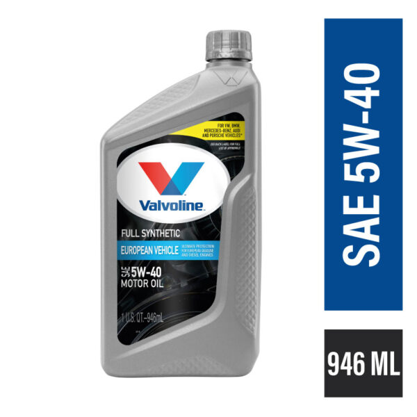 VALVOLINE EUROPEAN VEHICLE MST 5W40 API SNCF 0.946LTS
