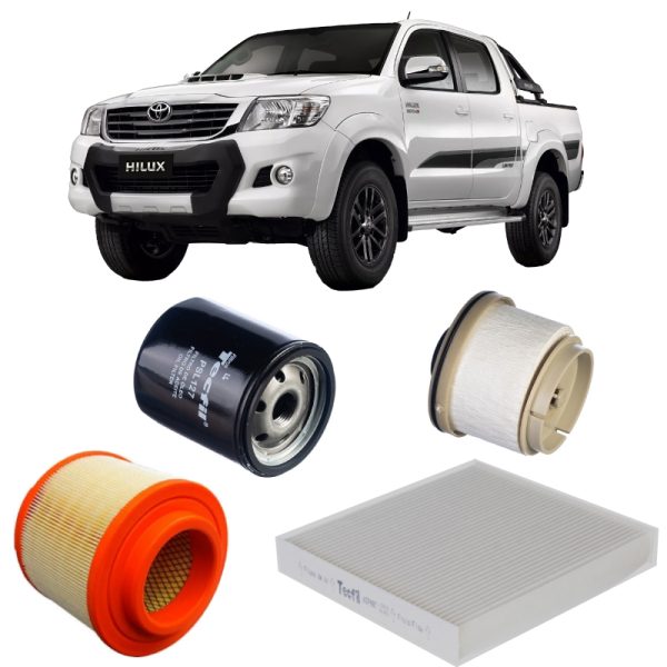 TECFIL KIT TOYOTA HILUX 2005 A 2015 (PSL127,ARS7065,PC949,ACP887)