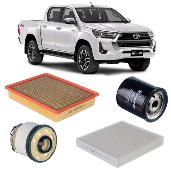 TECFIL KIT TOYOTA HILUX 2015 A 2024 (PSL127,ARL2206,PC951,ACP889)