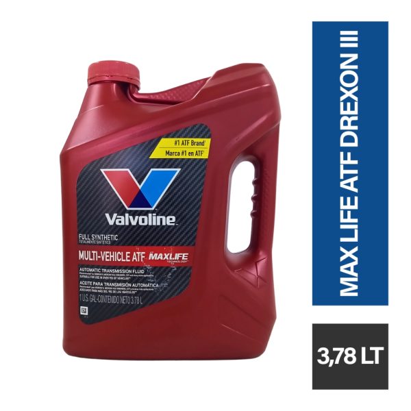 12662 VALVOLINE MAX LIFE ATF DREXON III-3.78LTS