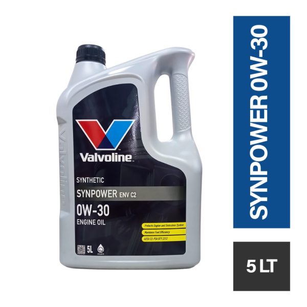 12691 VALVOLINE SYNPOWER 0W-30 5LTS