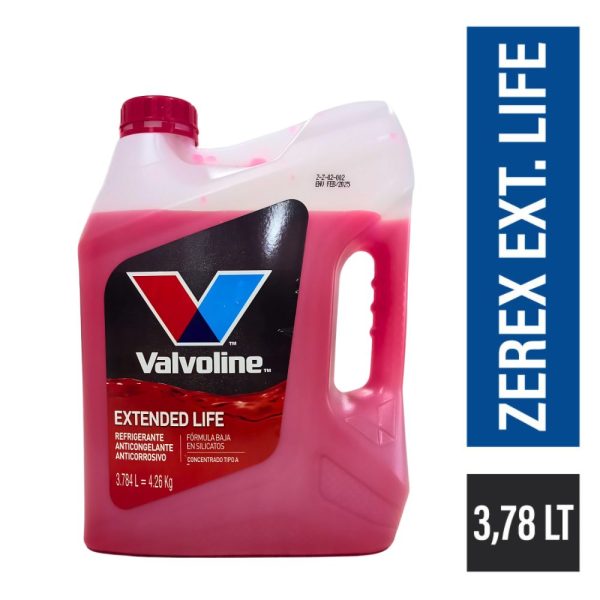 12703 VALVOLINE ZEREX EXTENDED LIFE AFC (IMPO.ENV. NACIONAL) _3.8L