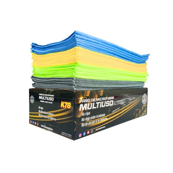 13110 K78 CAJA EXHIBIDORA PAÑO MICROFIBRA MULTIUSO 40X40